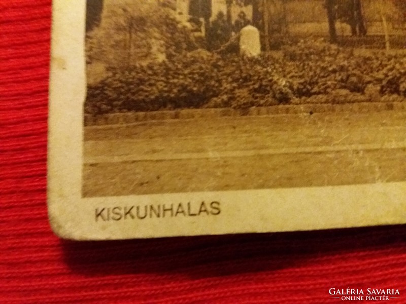 Antik 1935.KISKUNHALAS - HŐSÖK EMLÉKMŰ BARASITS FOTÓ képeslap szépia szép állapotban képek szerint