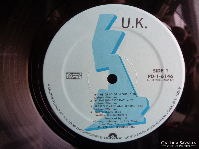 U.K. - U.K. Lp - Specialty Records Corporation préselése