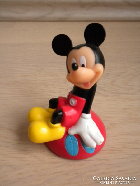 Vintage Mickey Mouse, Miki egér gumi figura, sípoló játék