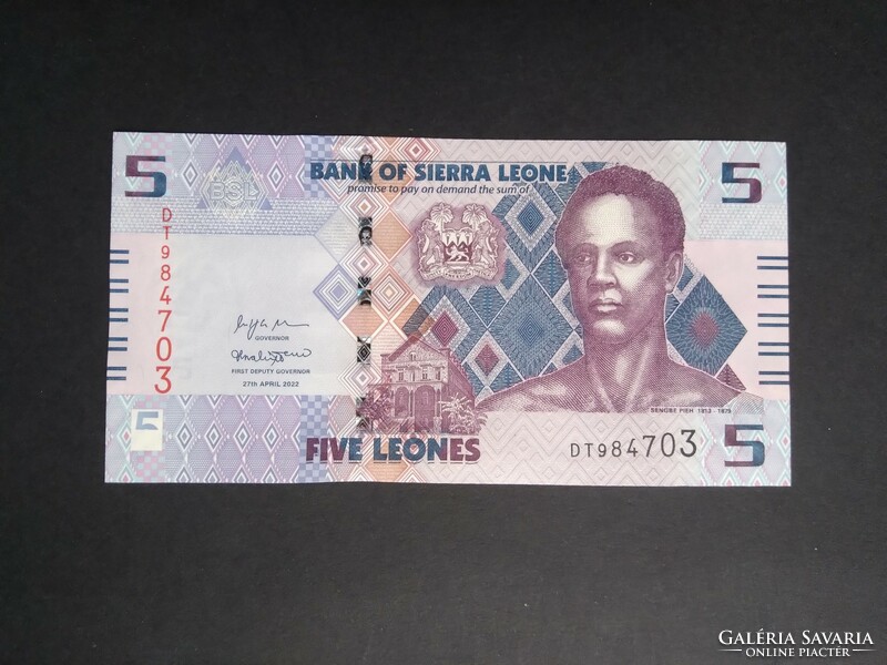 Sierra leone 5 leones 2022 oz