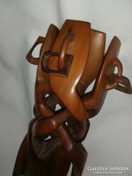 Vintage, walnut, specially adjustable flower stand,