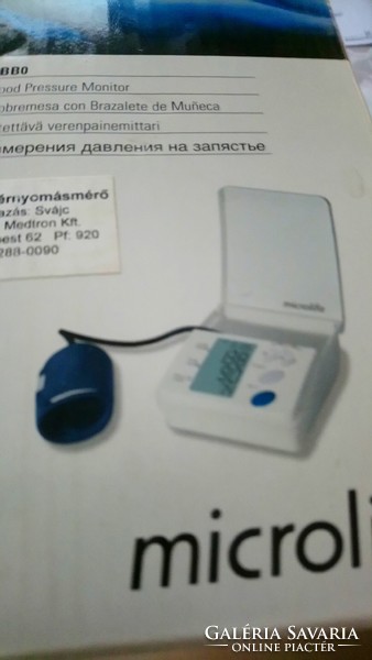 Microlife bp 3b b0 Swiss wrist blood pressure monitor! It works perfectly, it has new batteries!