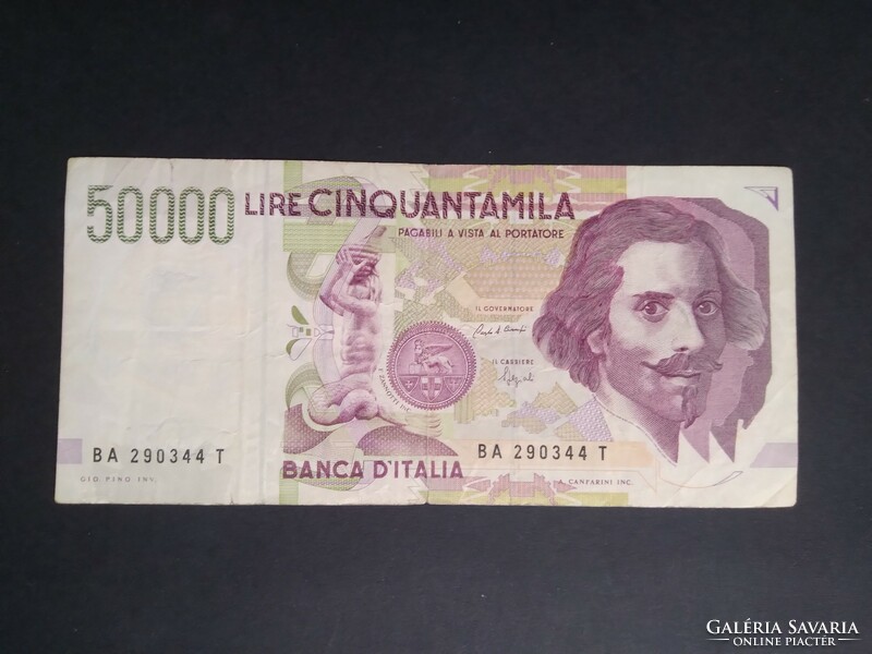 Olaszország 50000 Lire 1992 F
