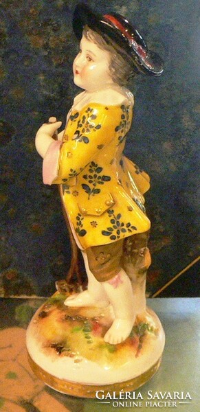 Capodimonte Nápolyi Barokk Figurális Szobor