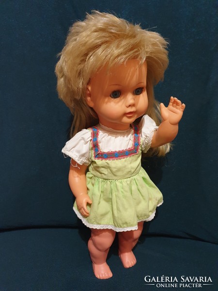 Retro, old mmm brand toy doll, 43 cm