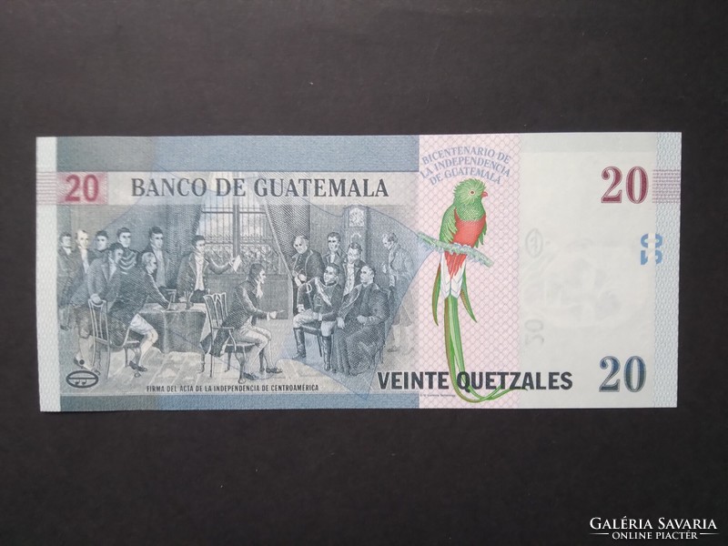 Guatemala 20 Quetzales 2020 Unc