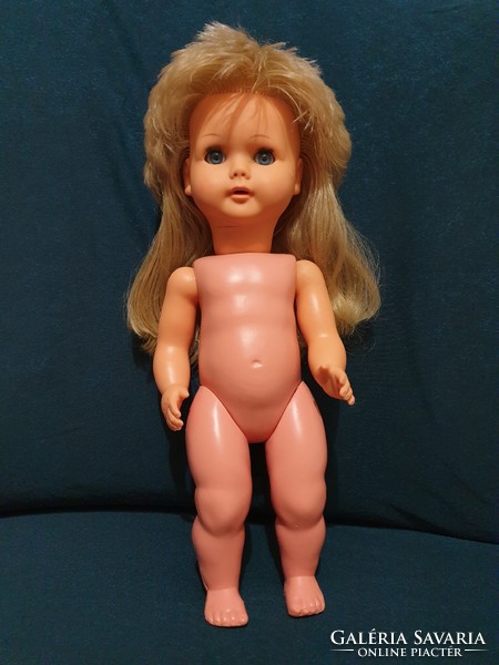 Retro, old mmm brand toy doll, 43 cm