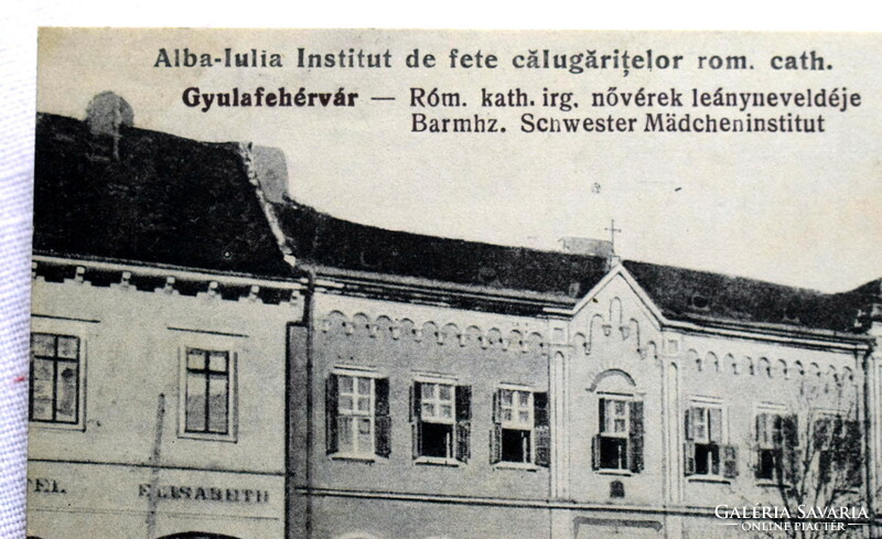 Gyulafehérvár - Róm kat irg nővérek leányneveldéje  ~1920