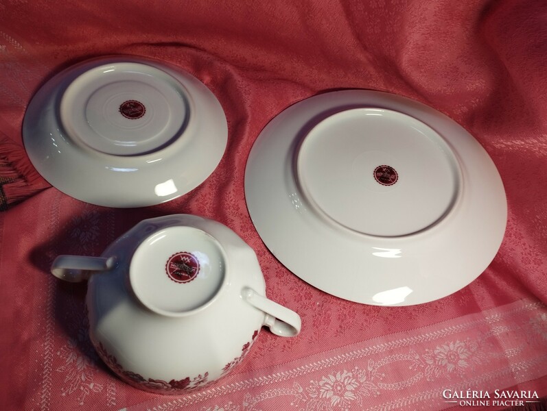 Beautiful breakfast set with two handles
