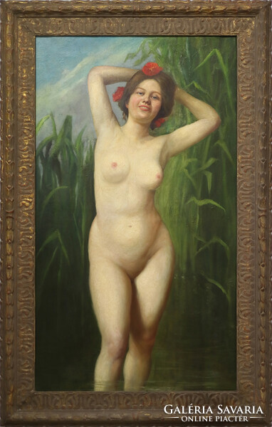 József Ferenczy - female nude (1913)
