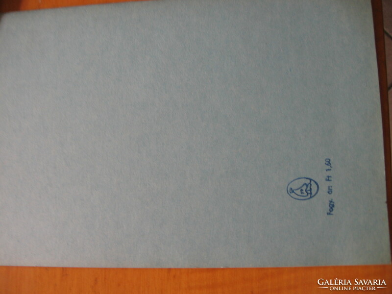 50 éves kék borítójú vonalas füzet