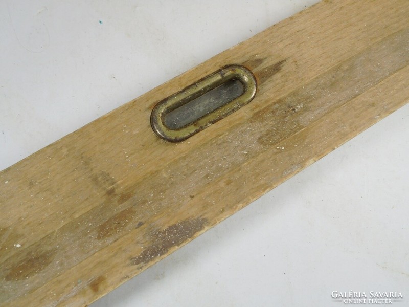 Antique old wooden spirit level building tool work tool