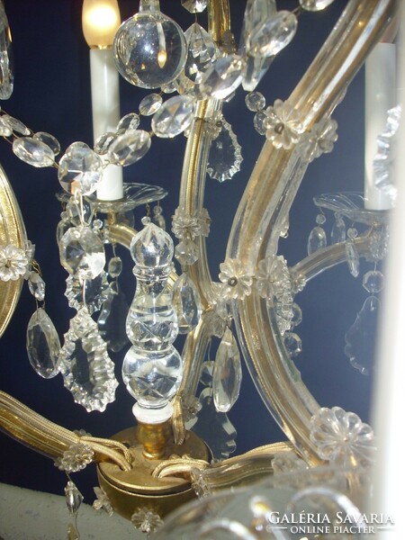 Mária Theresia crystal chandelier with 6 lights