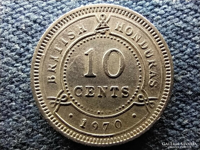 Belize Brit Honduras kolónia 10 cent 1970 (id67777)