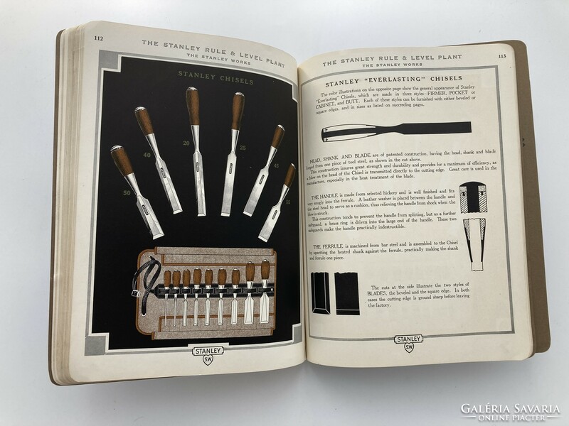 Stanley tools picture antique tool price list, catalog from 1923 - collector's copy