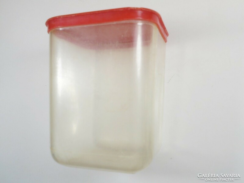 Retro old plastic kitchen spice holder storage i.T.G. With markings, made in Hungary