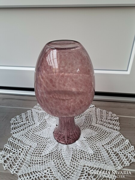 Veil glasses retro purple vase cracked beautiful veil glass veil karcagi berek bath glass