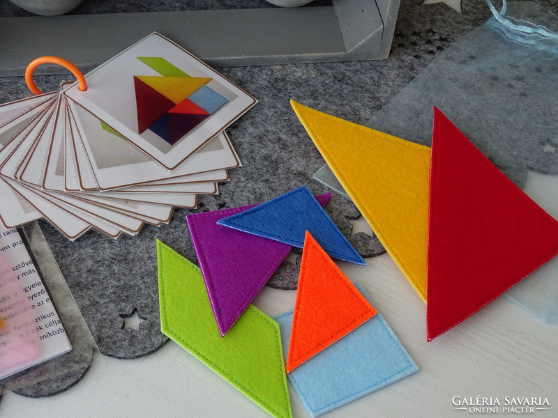 Developmental game - tangram (felt)