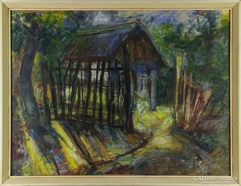 1M391 xx. Century painter: hunting house