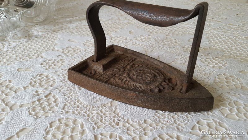 Antique French gendarmerie, cast iron iron