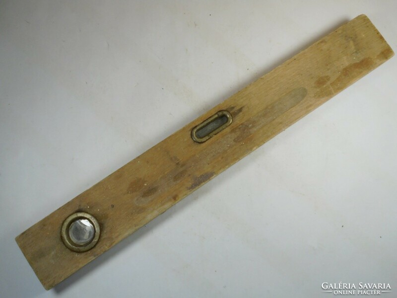 Antique old wooden spirit level building tool work tool
