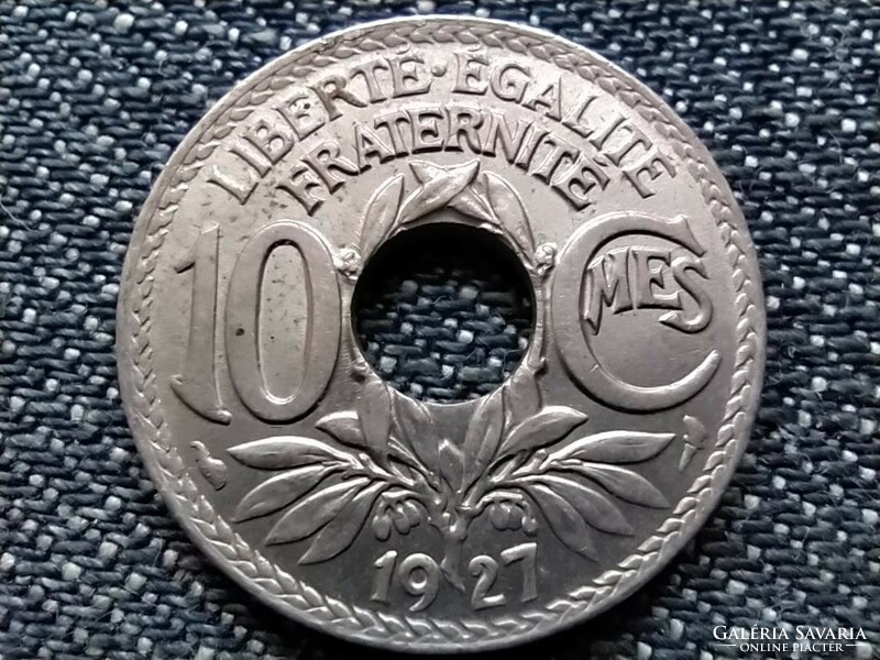 Third Republic of France 10 centimes 1927 (id38871)