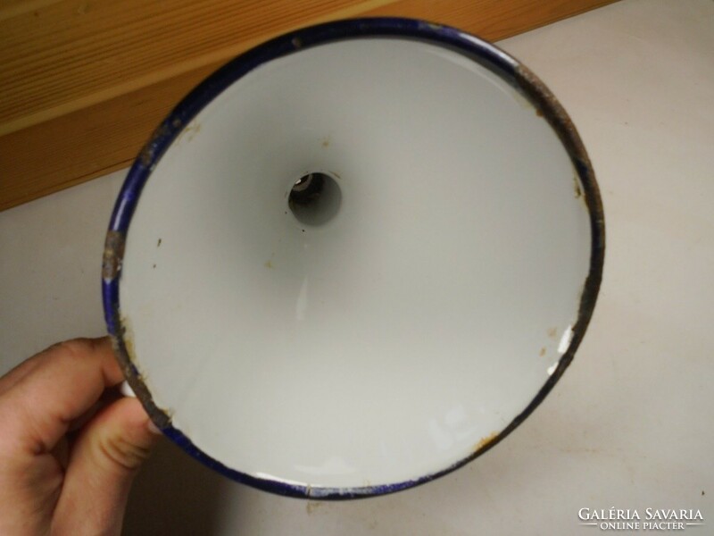 Retro enameled funnel - 16 cm diameter Budafok