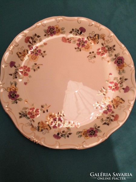 HIBÁTLAN! Zsolnay pillangó mintás desszertes tányér 16,5 cm