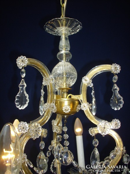 Mária Theresia crystal chandelier with 6 lights