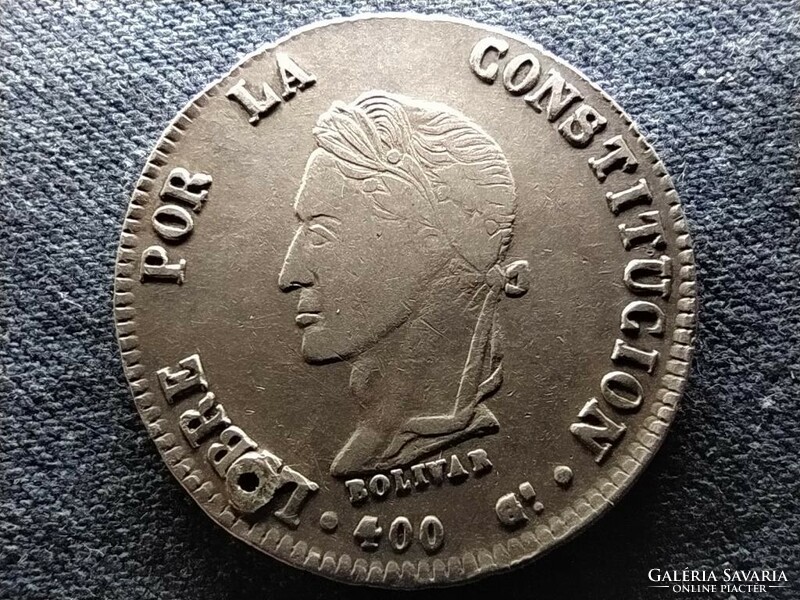 Bolívia Köztársaság (1825-2009) .903 ezüst 8 sol 1862 PTS (id70393)
