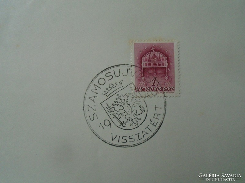 Za451.49 Szamosújvár returned commemorative stamp 1940 - Northern Transylvania