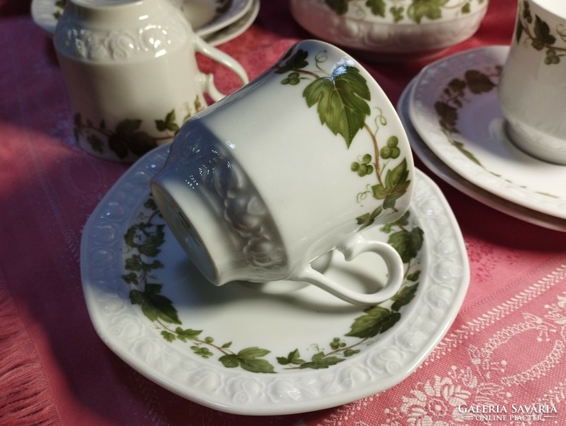 Beautiful porcelain coffee set for 4 people