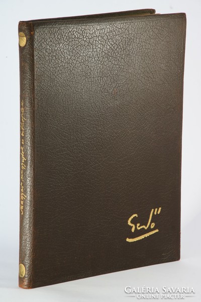 1931 - Lipót Gedő - Hungarian art collectors and bibliophiles in a beautiful gilded leather binding!
