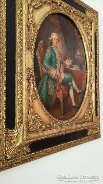 Pair of paintings in baroque style, only together