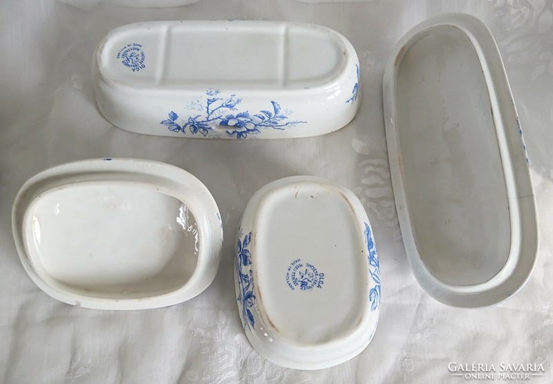 Antique earthenware large wash basin set of 4 pieces