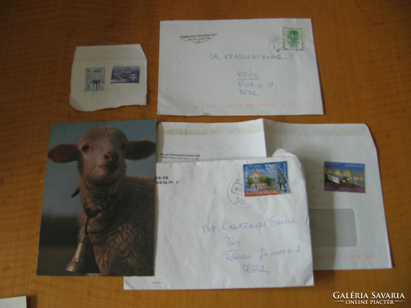Stamps and envelopes