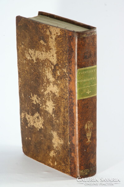 1814 - Virgil's Georgicon - his poems teaching economics in a rare, beautiful half-leather binding !!