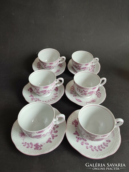 Volkstedt pastorale coffee set pot, cups, milk, sugar - ep