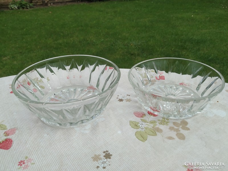 Antique glass bowl, offering 2 pieces for sale!