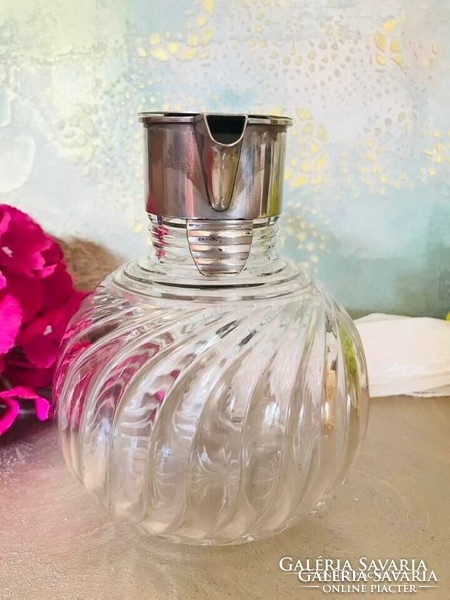 Carafe with silver fittings