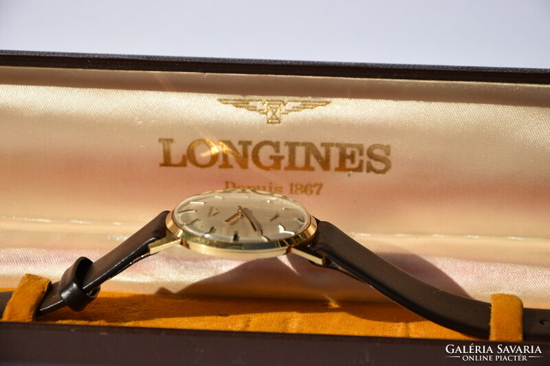 Longines 18k gold watch (wristwatch)