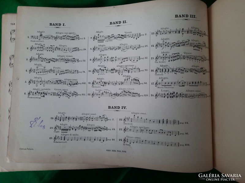 Kottáskönyv Bethoven és Haydn