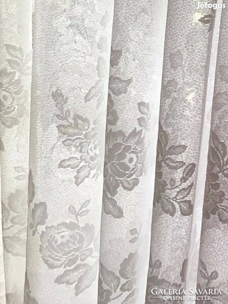 Curtain lace, ready-made curtain 6.80 m wide x 1.66 m high