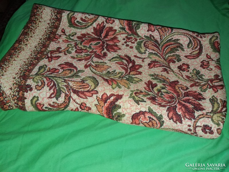 Antique silk woven bedspread / upholstery drapery 220 x 120 cm according to the pictures