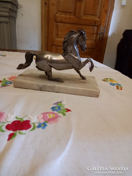 Antique horse sculpture