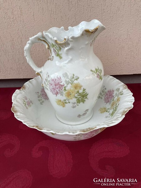 French porcelain bathroom set Limoges