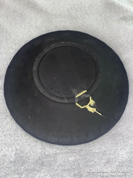 Népművészeti Karcagi Kerámia tányér 23,5 cm szép állapotban