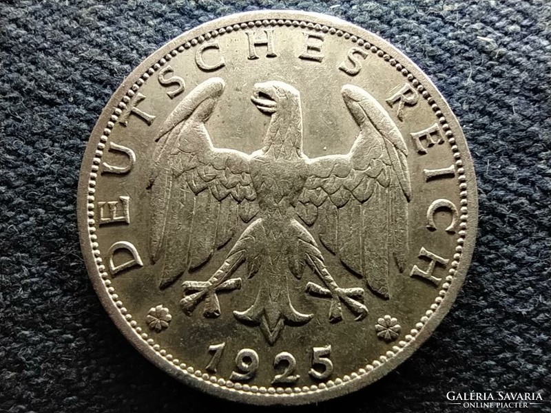 Germany Weimar Republic (1919-1933) .500 Silver 1 Imperial Mark 1925 a (id65354)