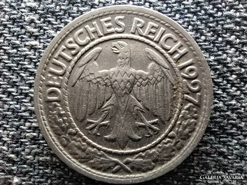 Németország Weimari Köztársaság (1919-1933) 50 Reichspfennig 1927 D (id45396)