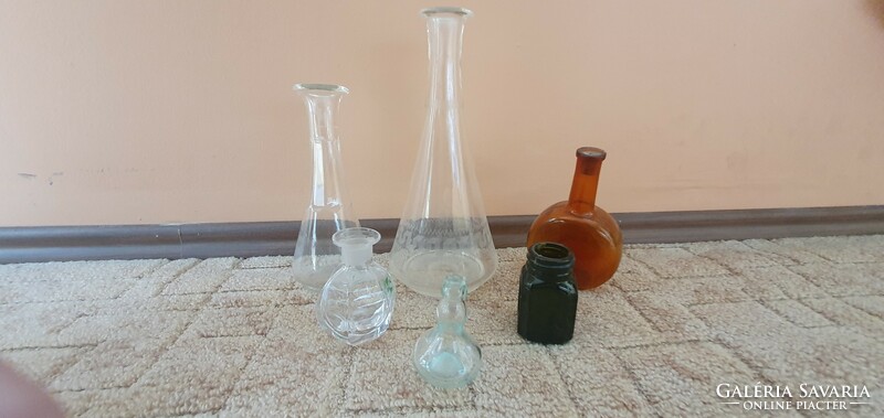 Decorative bottles 6 pcs